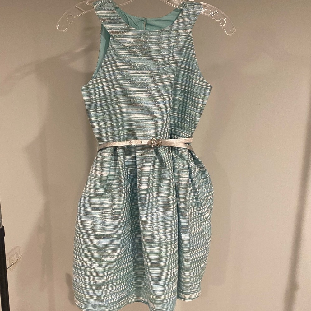 Iridescent Blue Kids dress